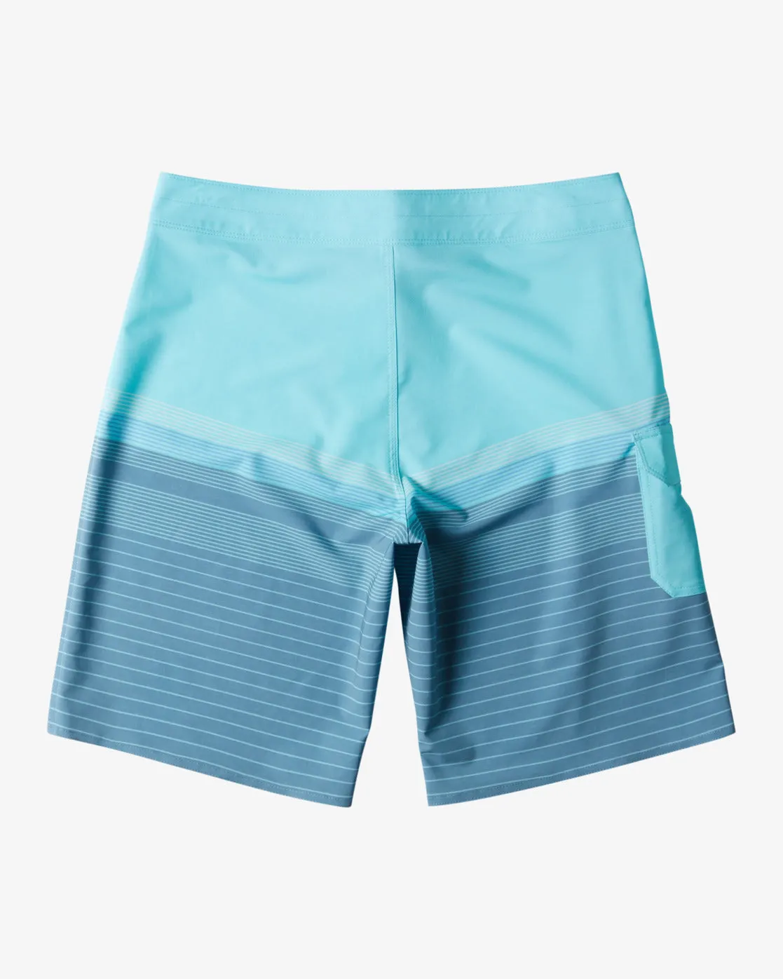 All Day Heather Stripe Pro 20" Boardshorts - Bay Blue