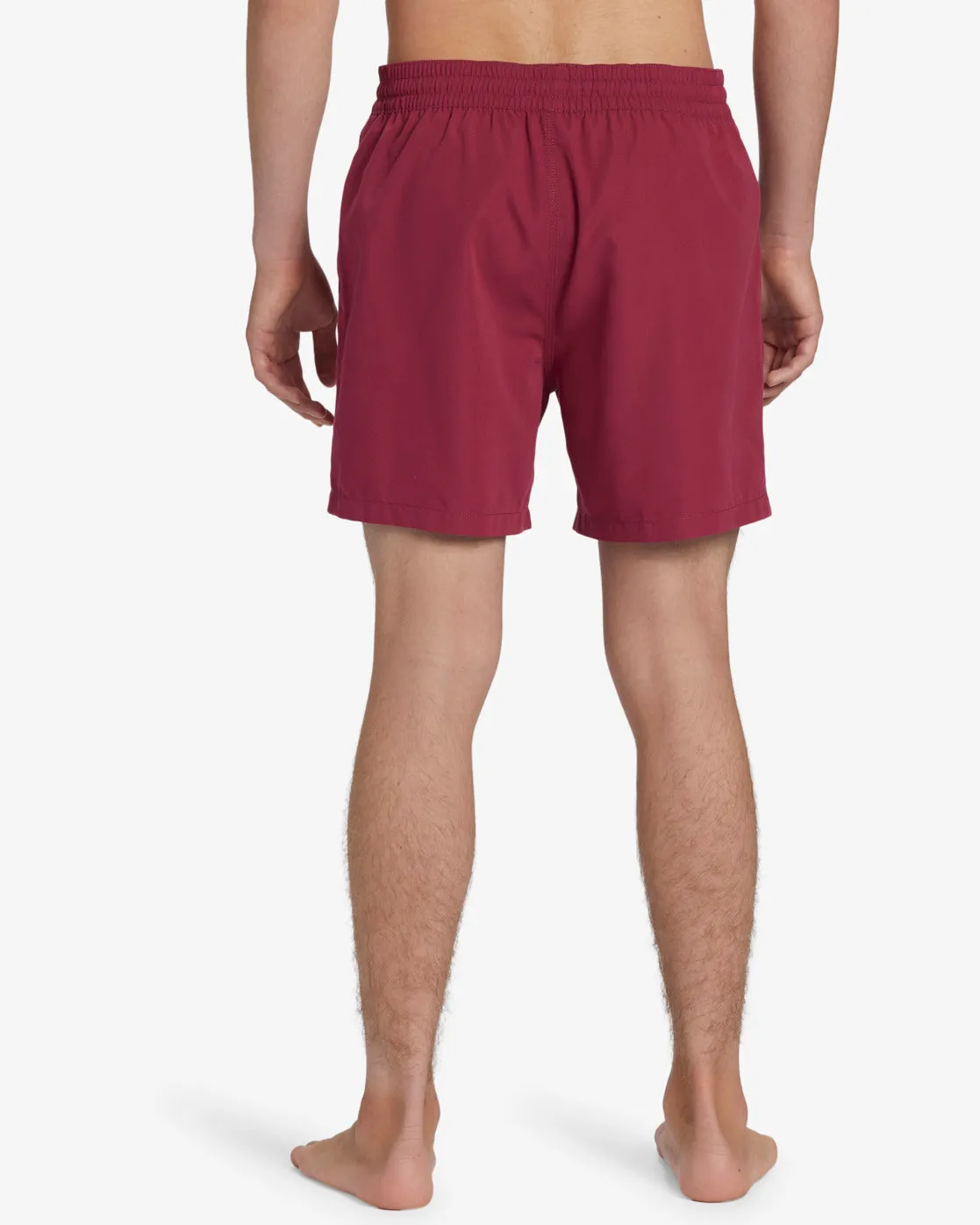 All Day Layback 16" Elastic Waist Shorts - Black Denim
