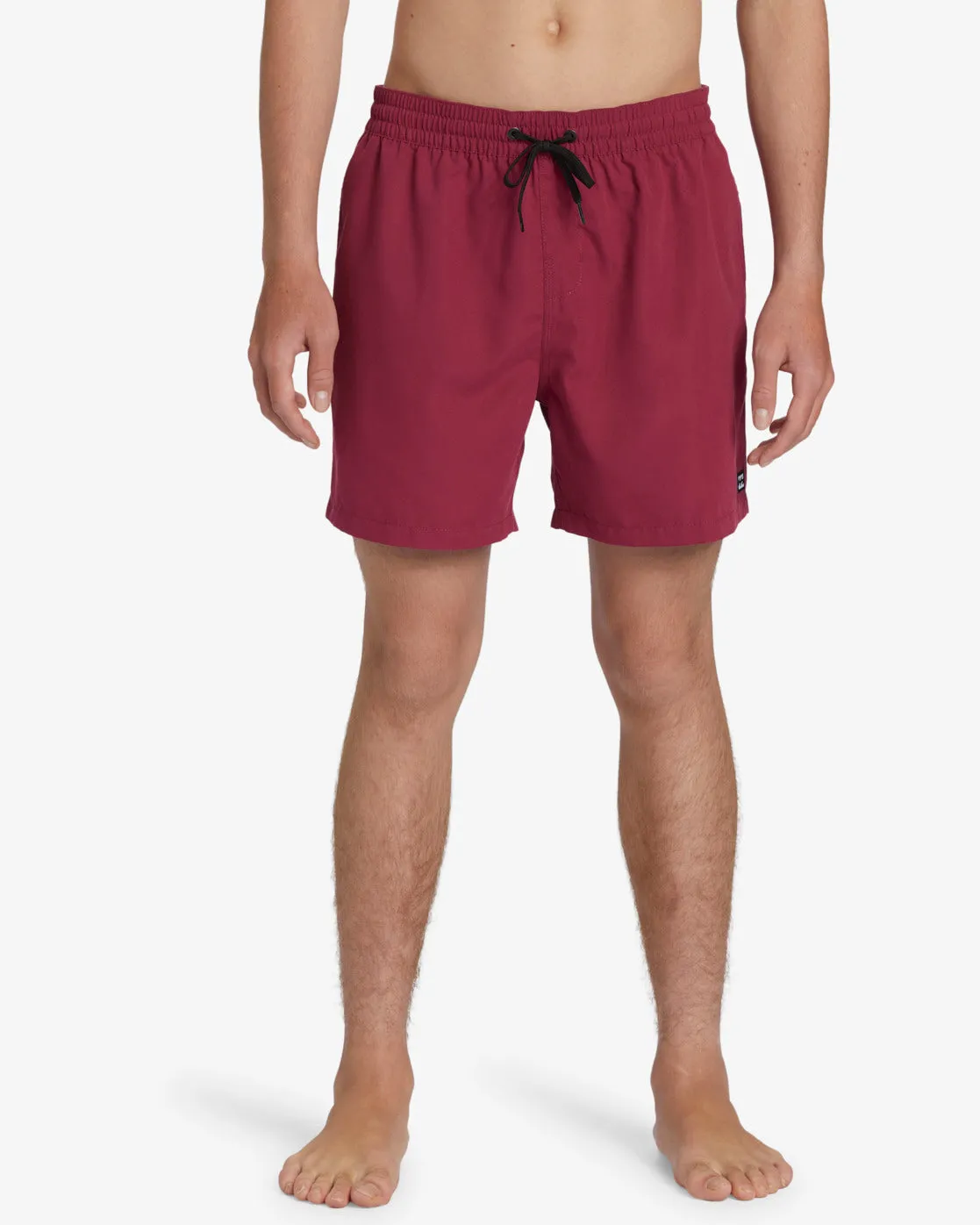 All Day Layback 16" Elastic Waist Shorts - Black Denim