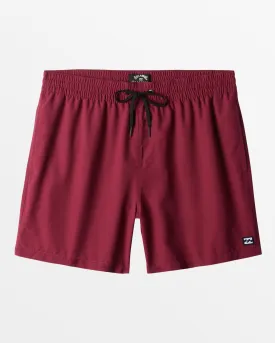 All Day Layback 16" Elastic Waist Shorts - Black Denim