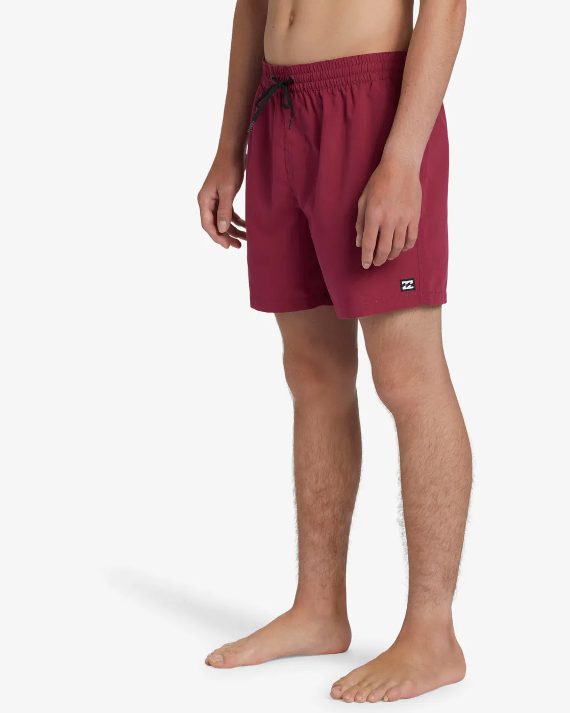 All Day Layback 16" Elastic Waist Shorts - Black Denim