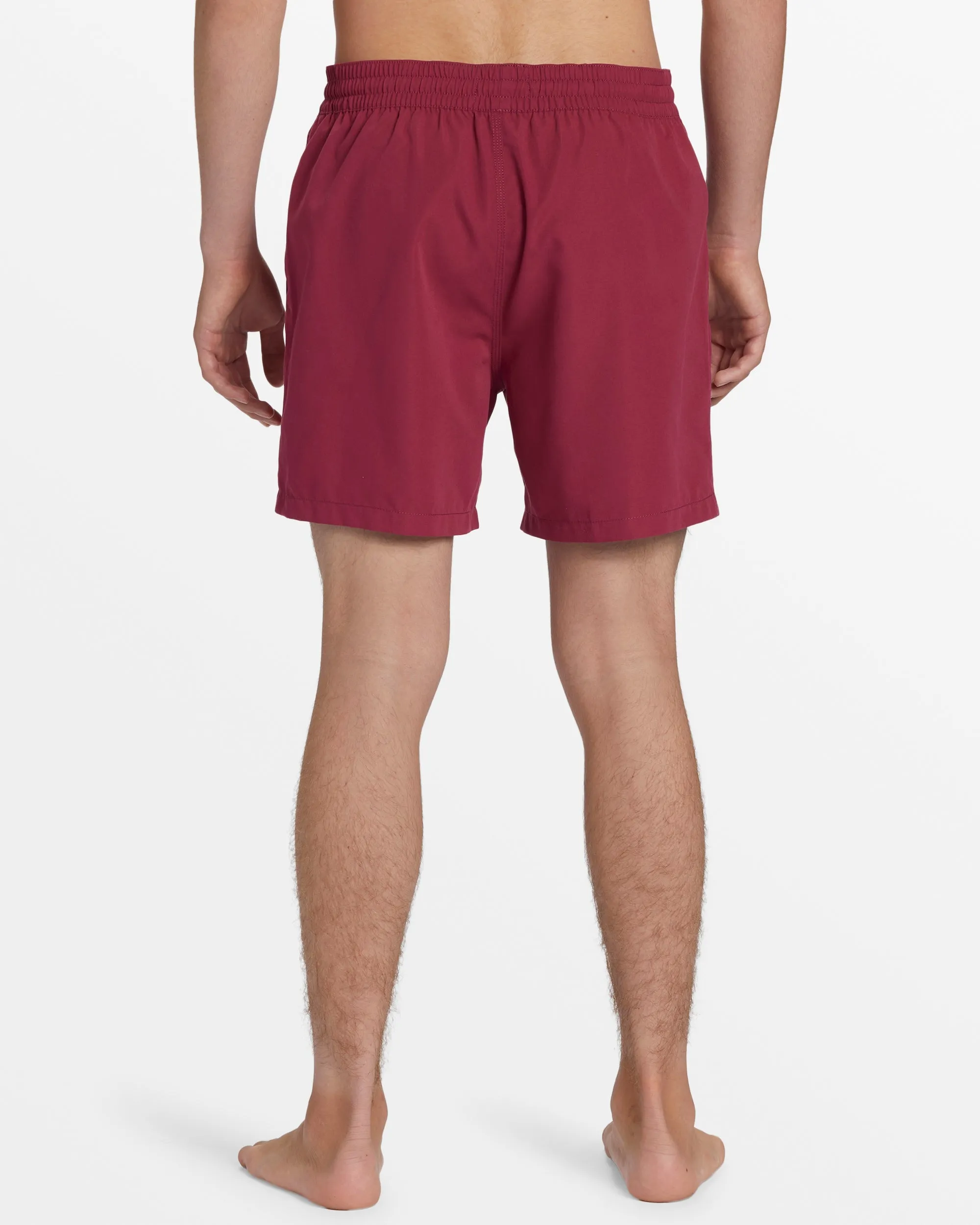 All Day Layback 16" Elastic Waist Shorts - Black Denim