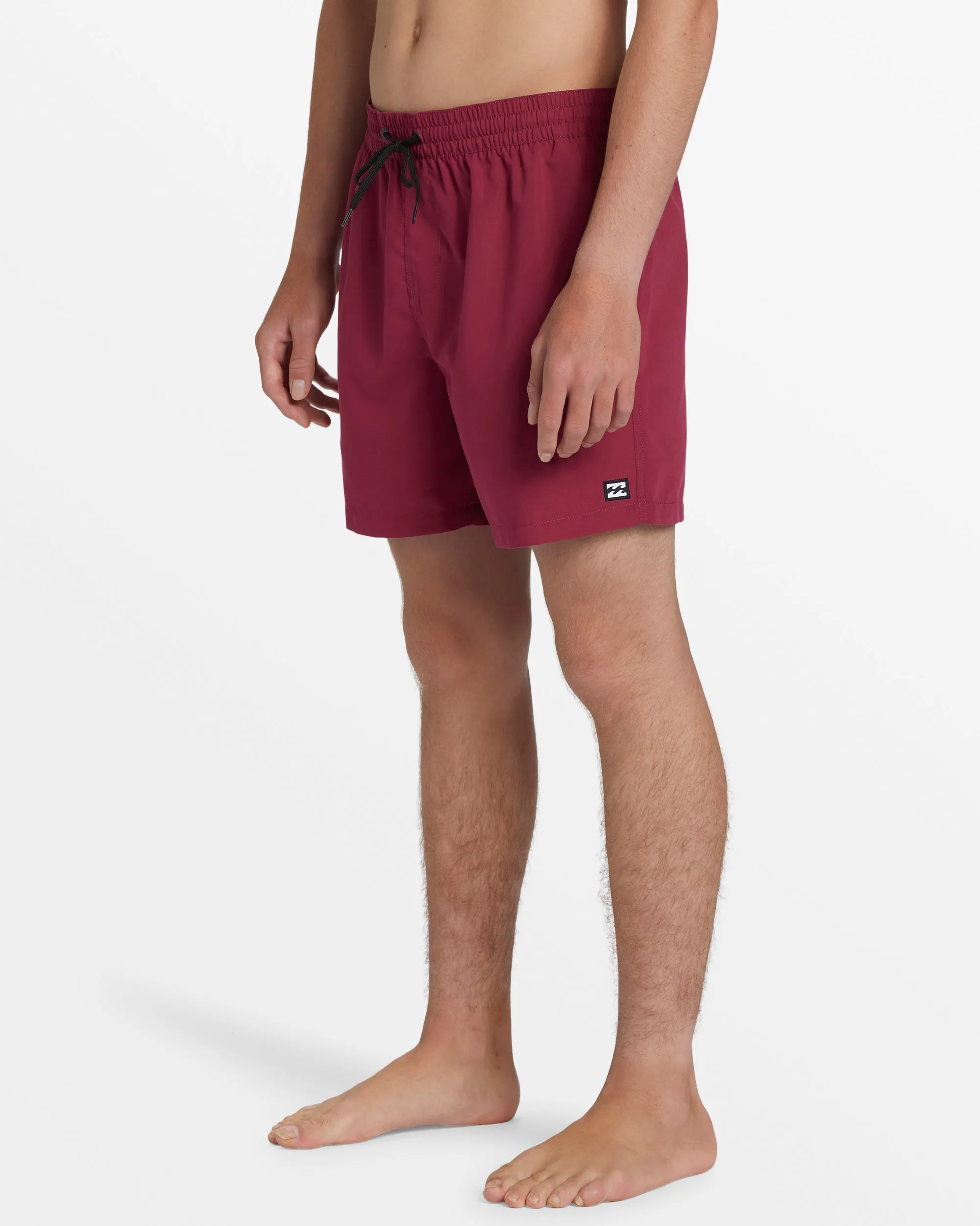 All Day Layback 16" Elastic Waist Shorts - Black Denim