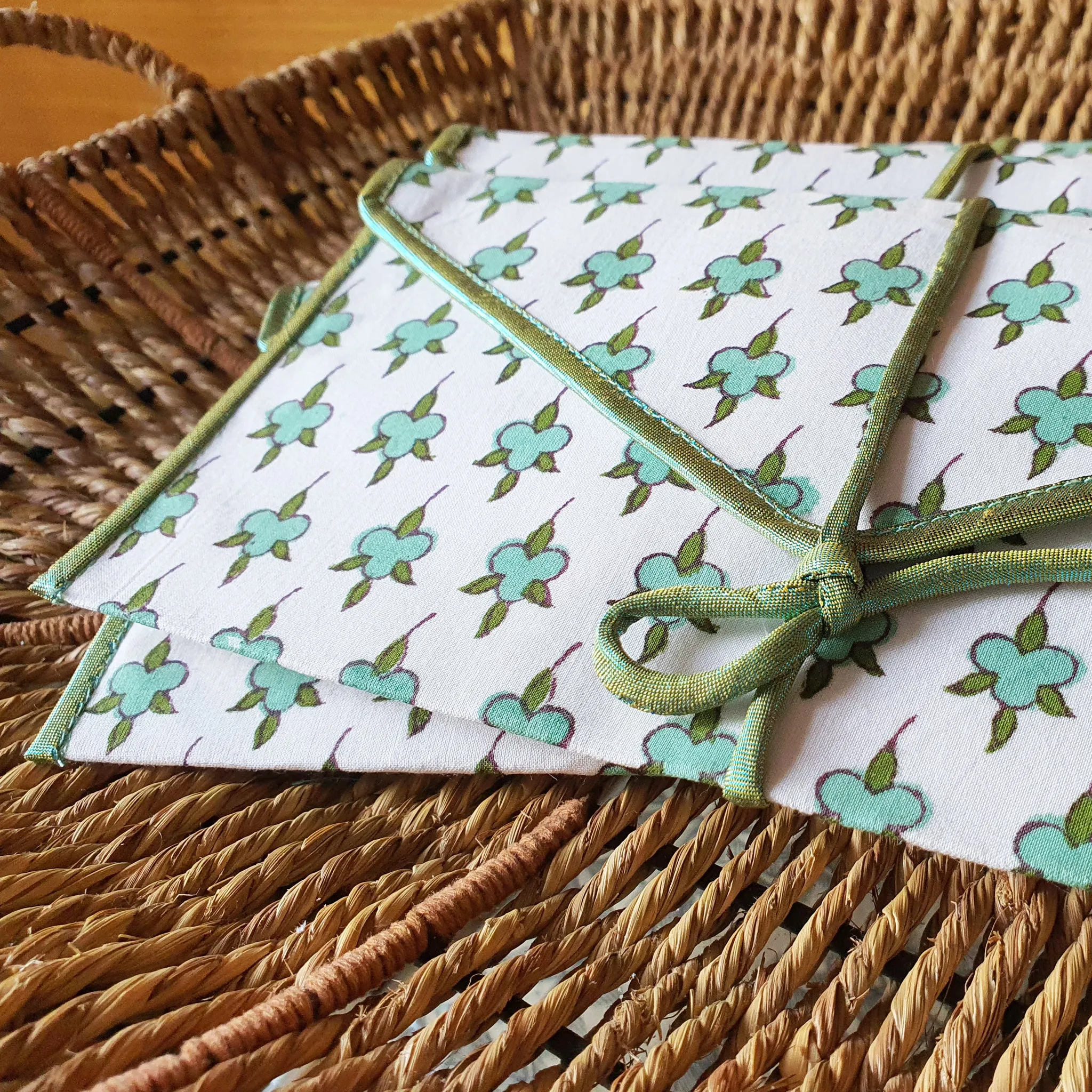 Block Printed Gift Envelopes, Set of 6