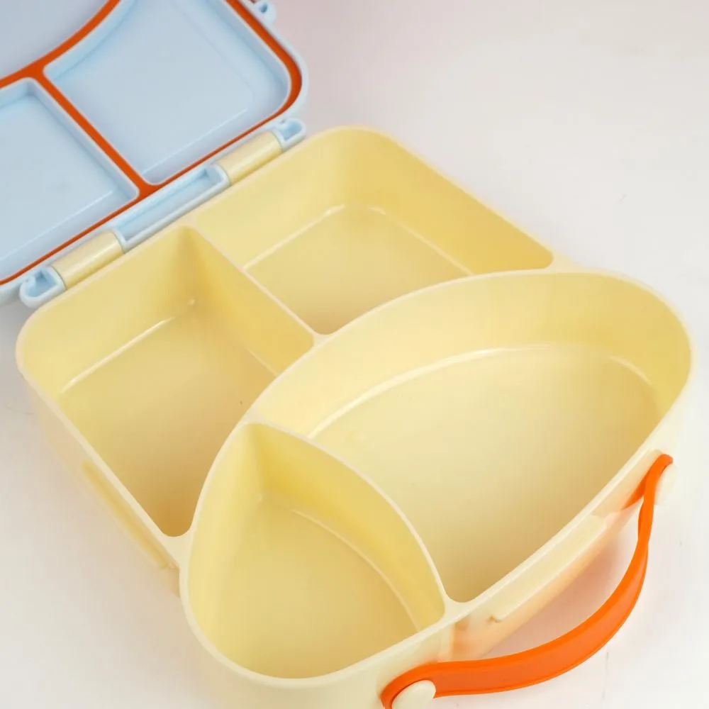 Blue Bread slice Fun themed Kids Lunch Box/ Tiffin