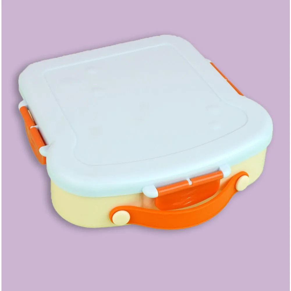 Blue Bread slice Fun themed Kids Lunch Box/ Tiffin