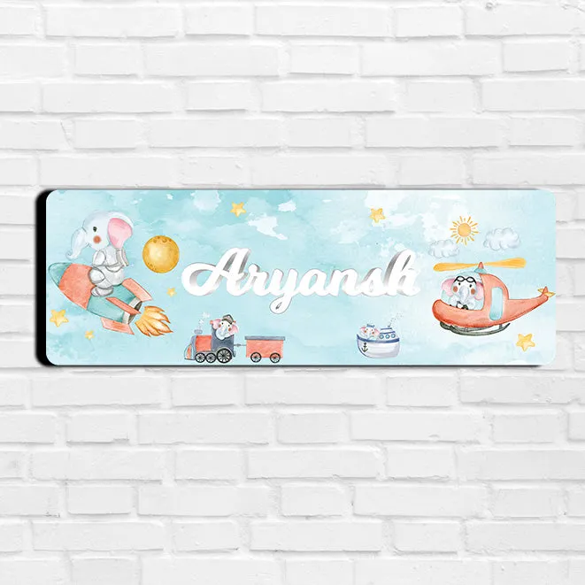 Captain Ellie Name Plate (Petite) (kids)