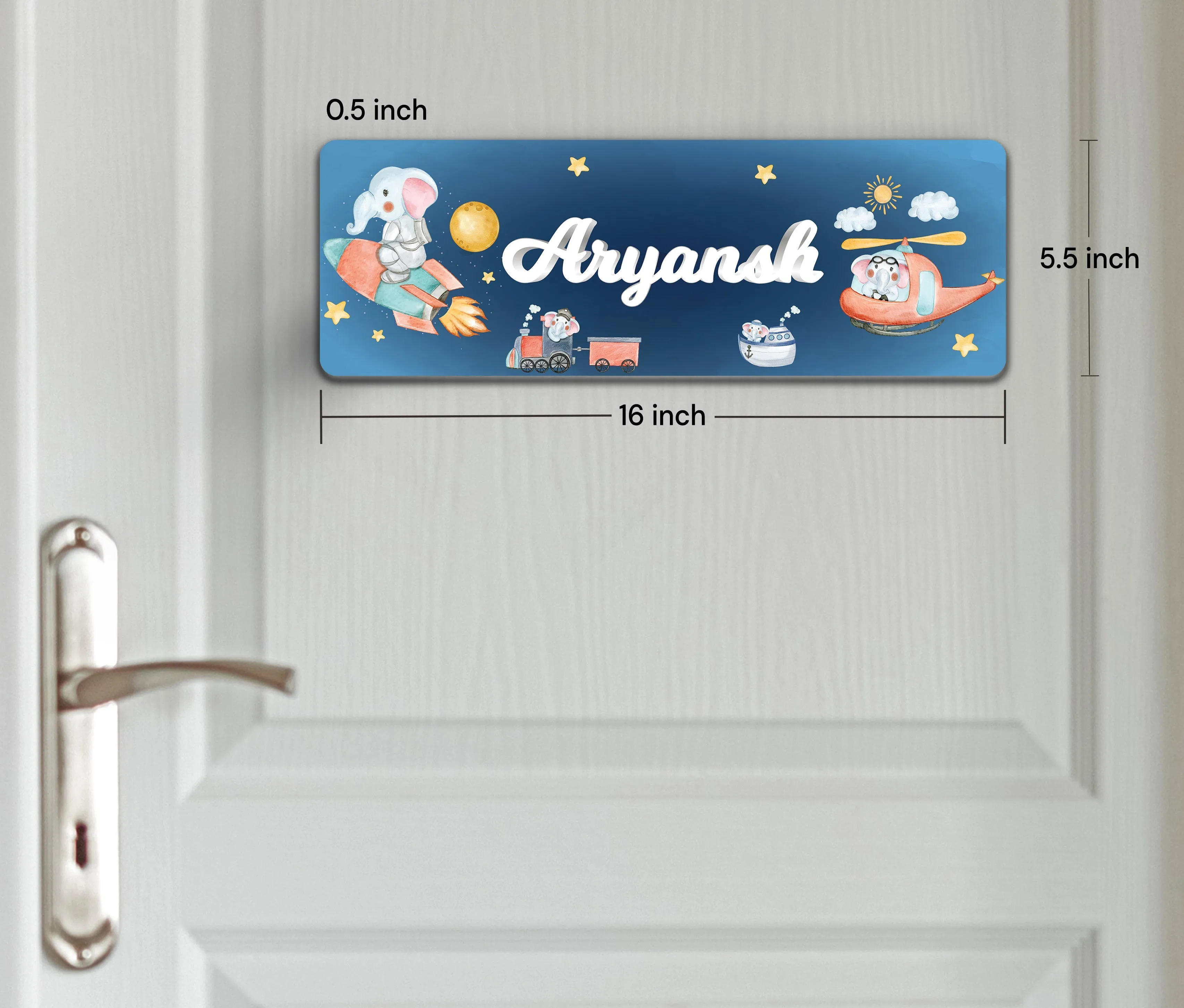 Captain Ellie Name Plate (Petite) (kids)