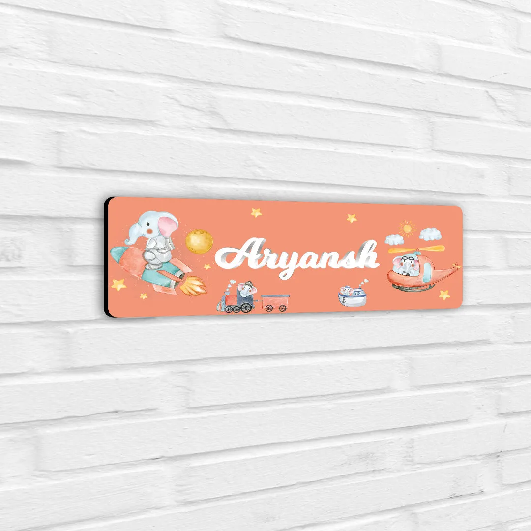 Captain Ellie Name Plate (Petite) (kids)