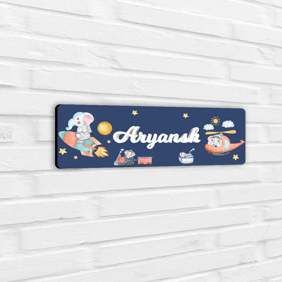 Captain Ellie Name Plate (Petite) (kids)