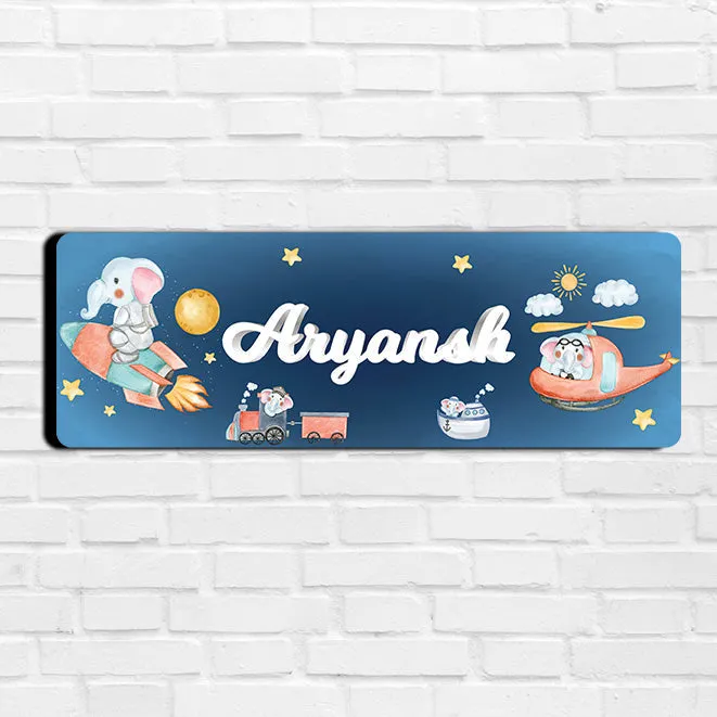 Captain Ellie Name Plate (Petite) (kids)