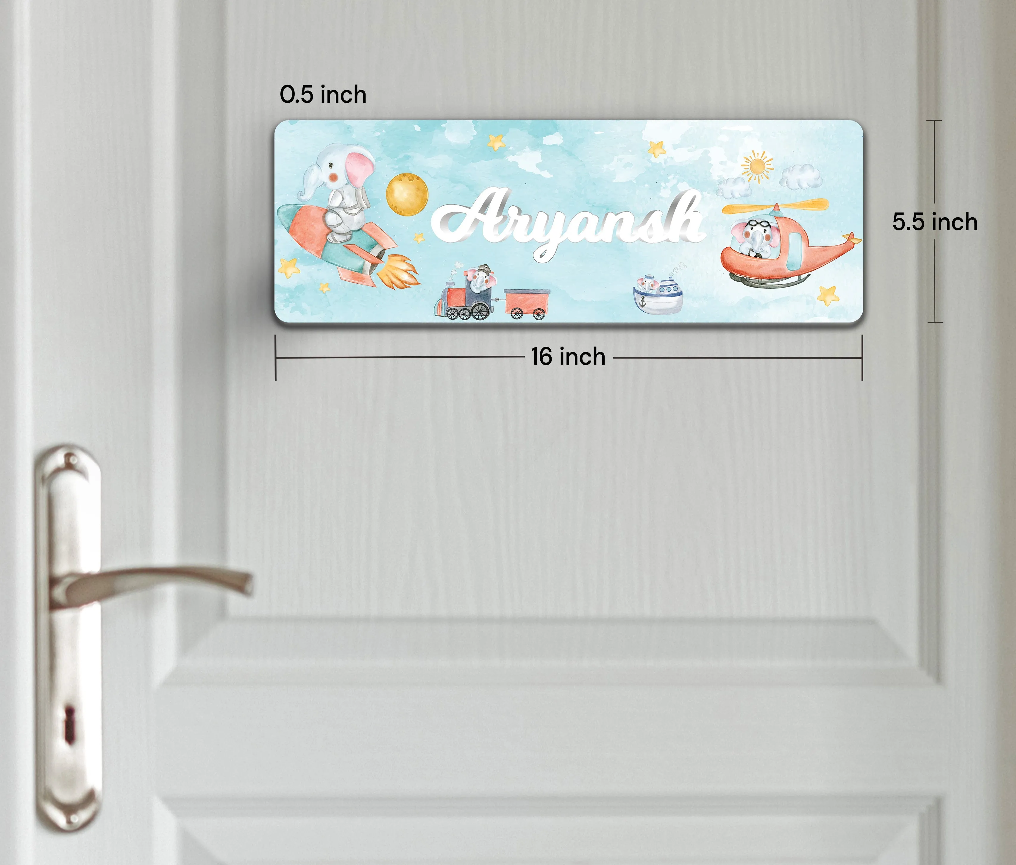 Captain Ellie Name Plate (Petite) (kids)