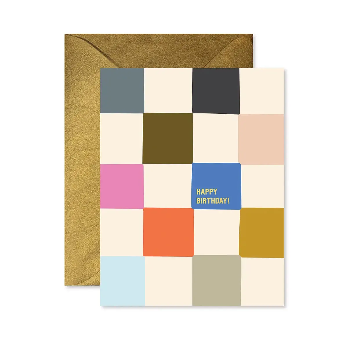 Checkerboard Birthday Card