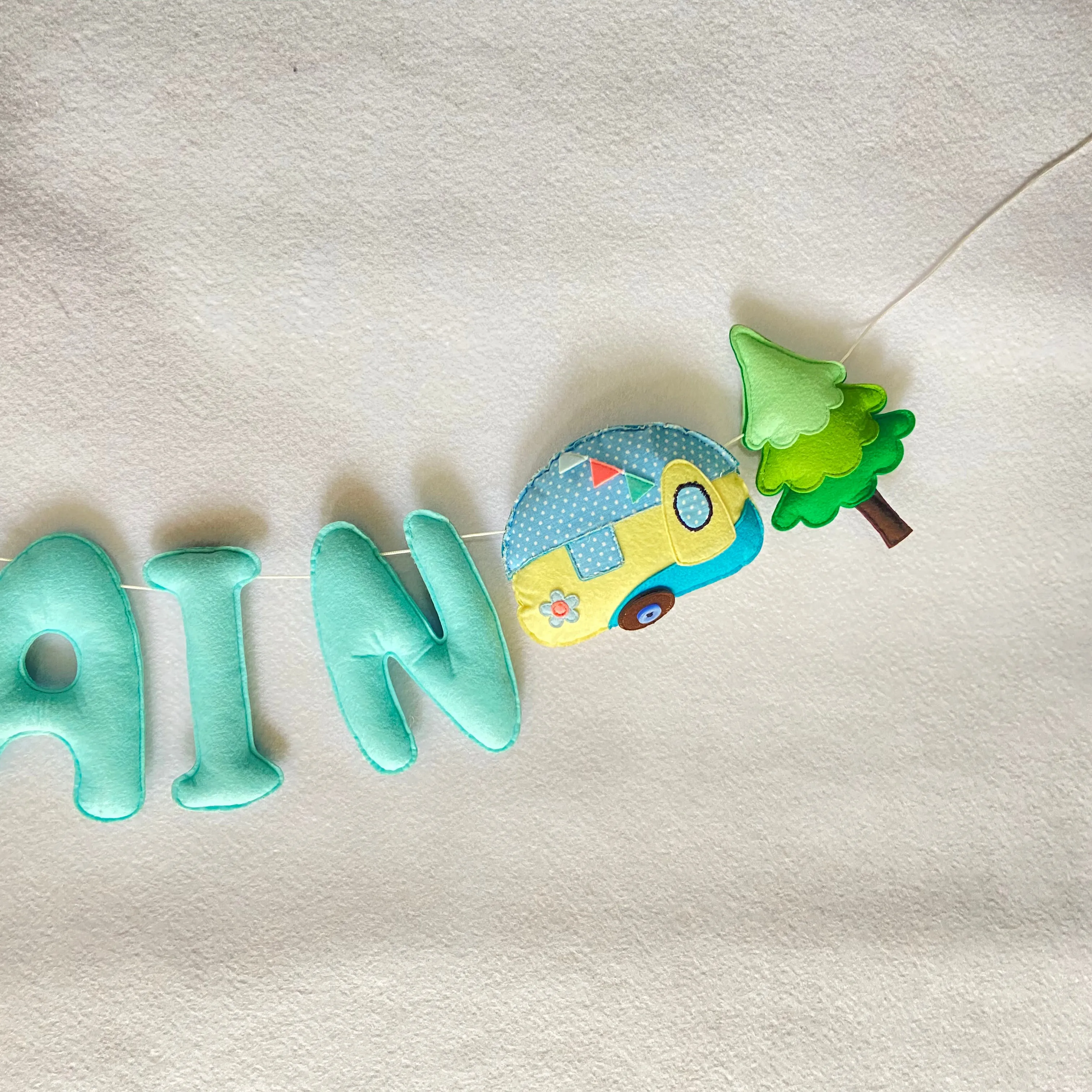 Customized Woodland Nursery Décor Felt Garland