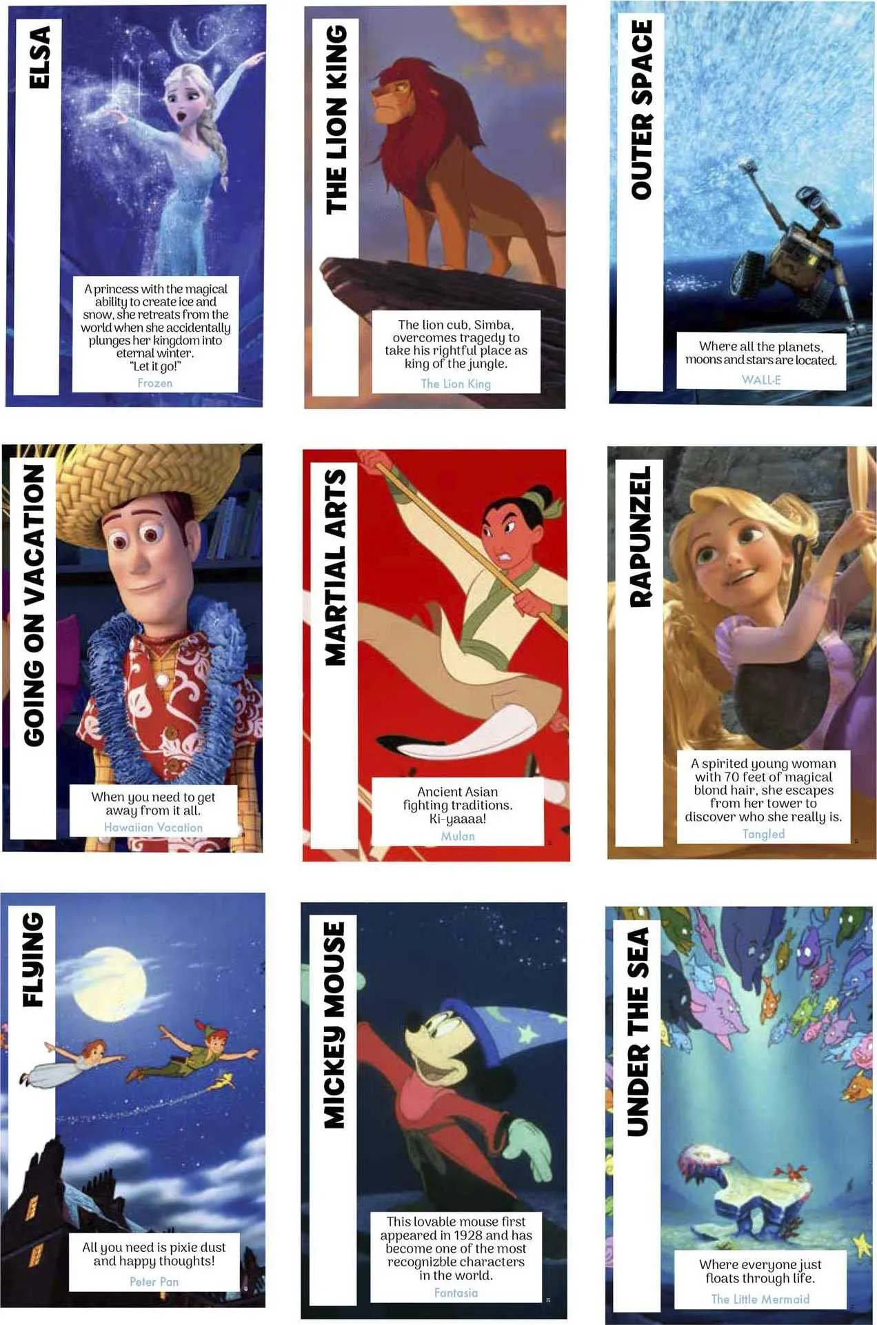Disney Apples to Apples Game