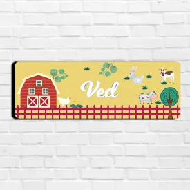 Farm Friends Name Plate (Petite) (kids)