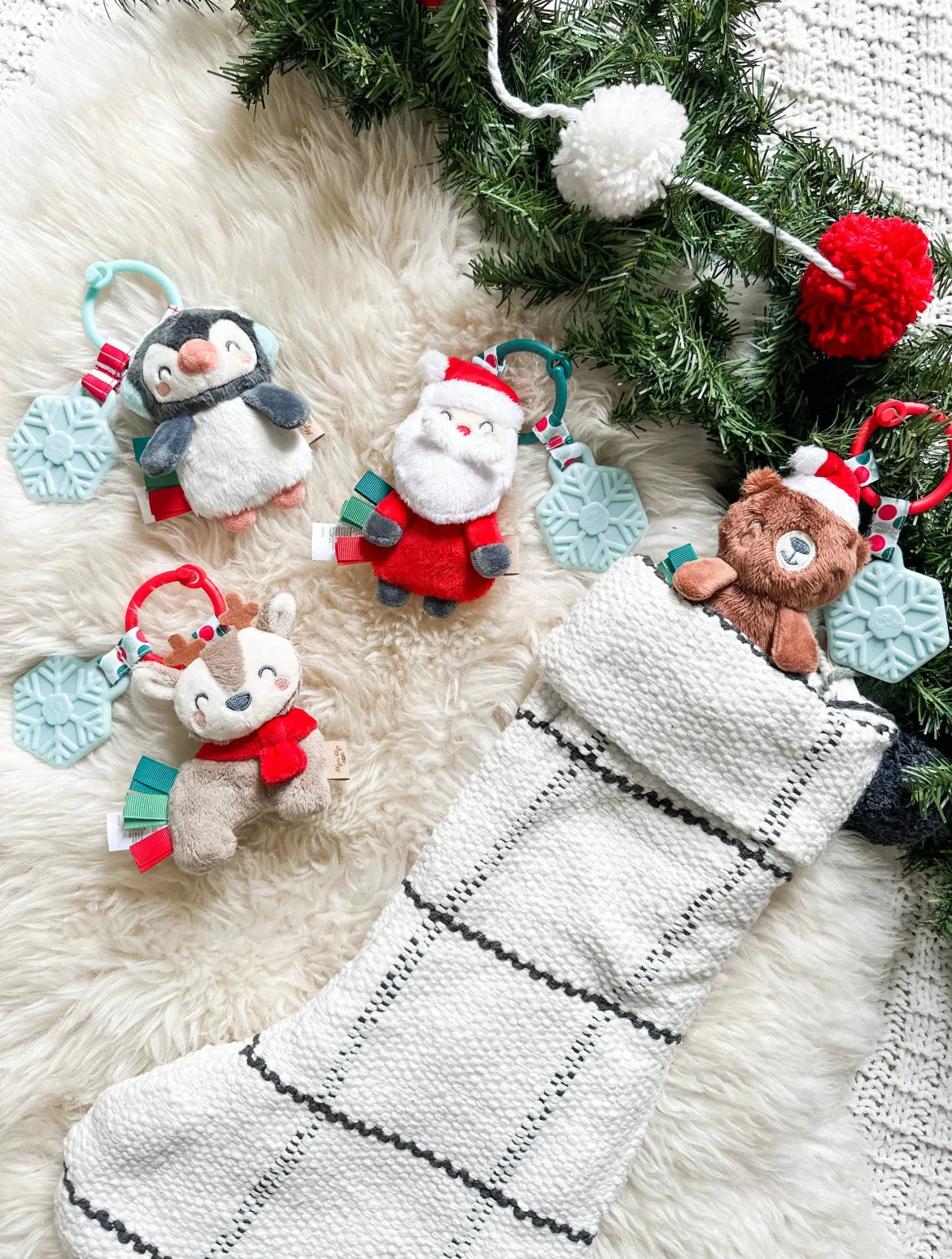 Holiday Penguin Itzy Pal™ Plush   Teether