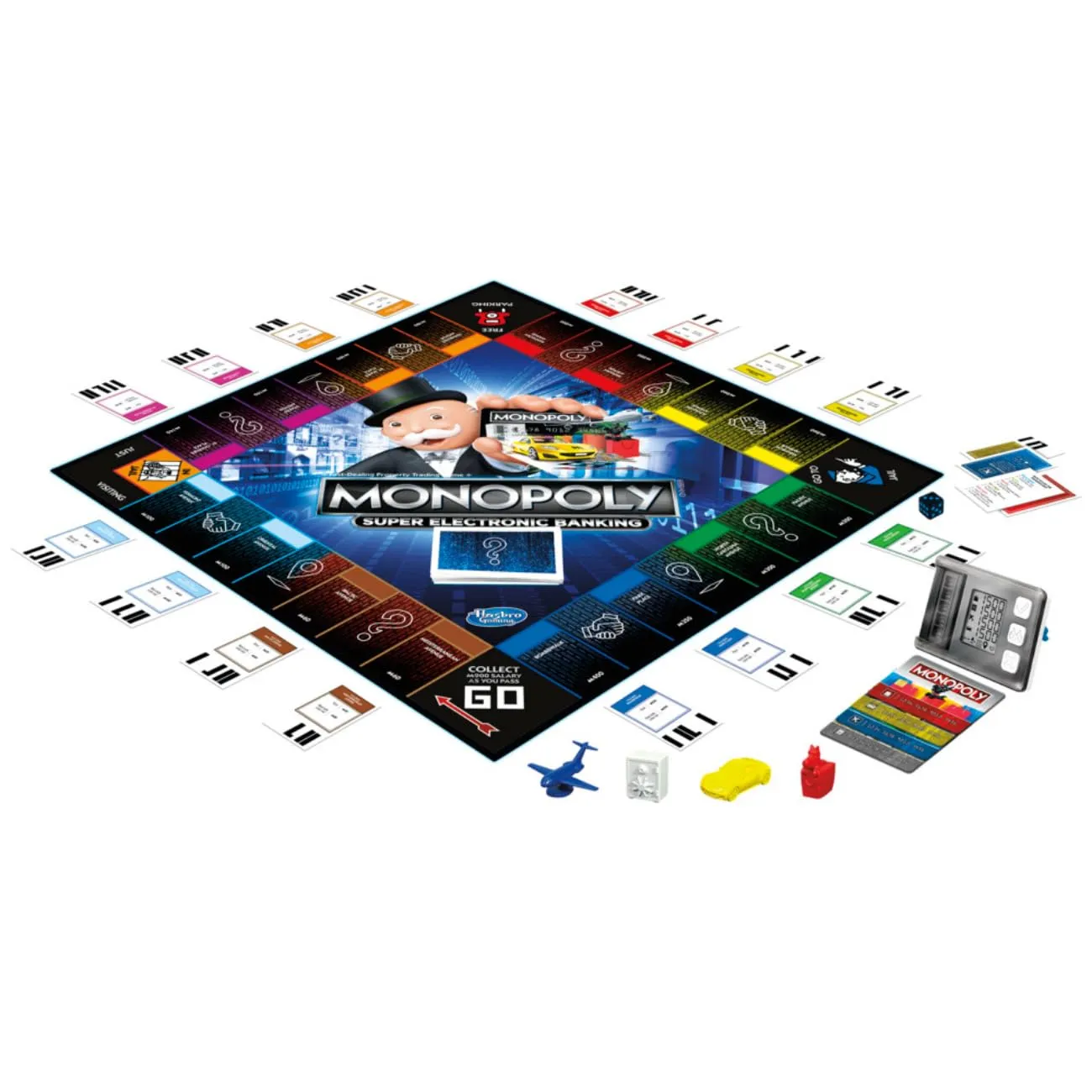 Monopoly Super Electronic Banking Board Game, Cashless Tap Technology, Board Game for Kids Teens and Adults, Strategy Games for Boys & Girls, Birthday Gift for Kids Ages 8 