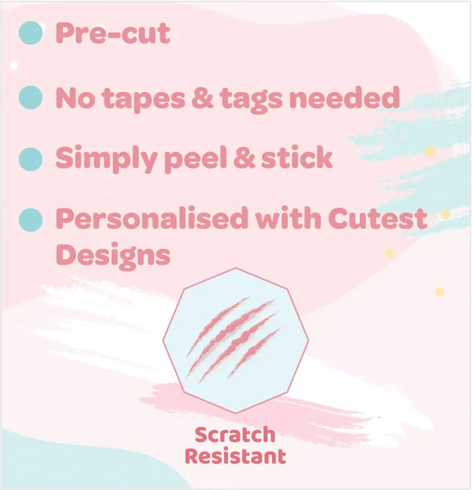 Personalised Gift Sticker - Cute Sibling - Set of 60