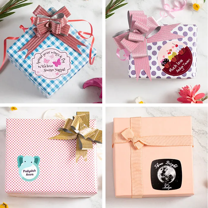 Personalised Gift Sticker - Cute Sibling - Set of 60