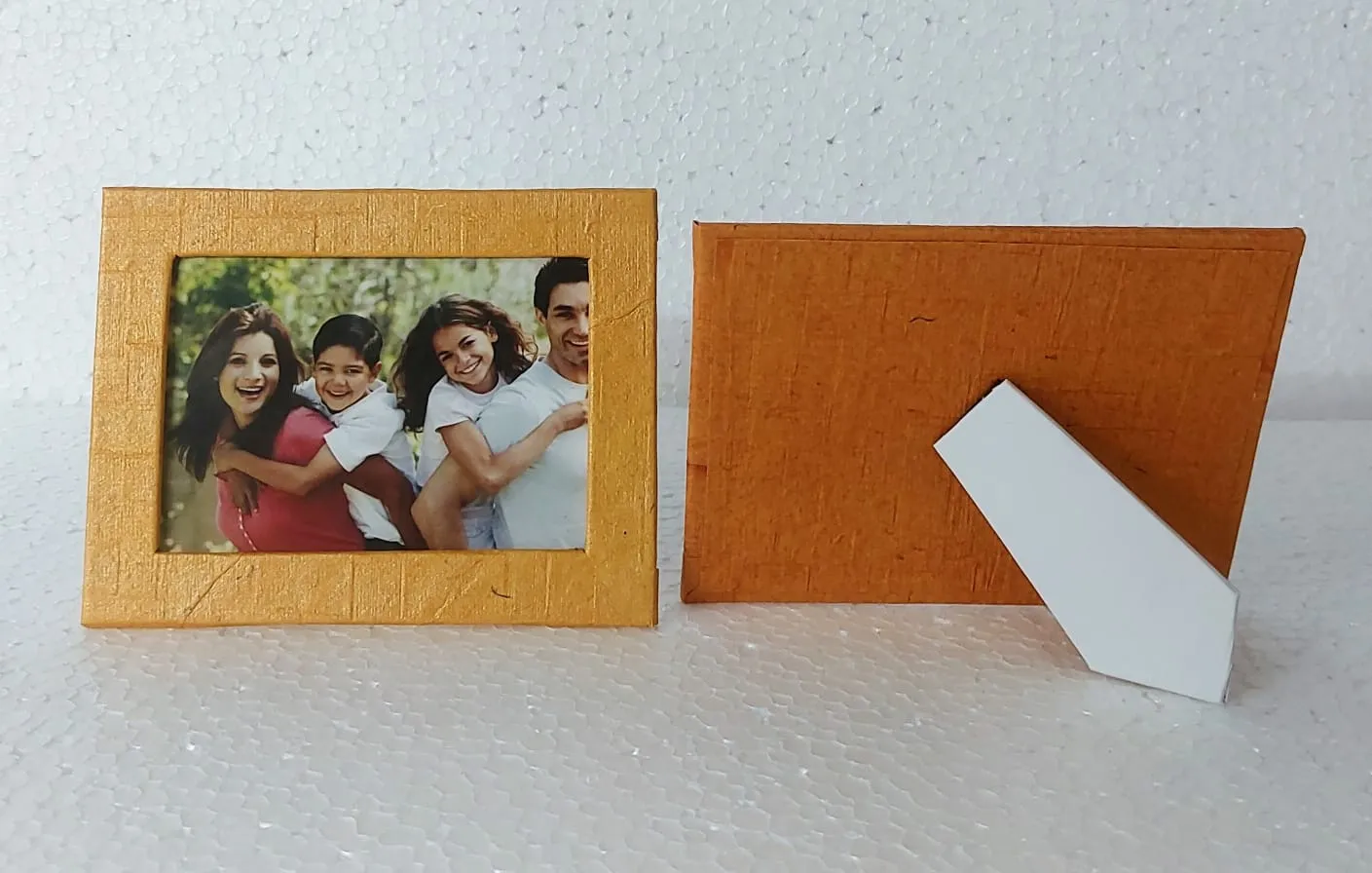 Photo Frame 3.5x5 Inch Hand Made Paper Eco friendly colours May vary No Glass (1Pcs)