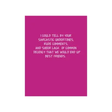 Sarcastic Cards by Peace, Love & Sarcasm