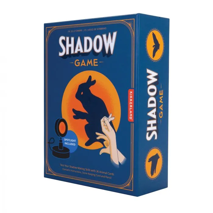 Shadow Game Black by Kikkerland