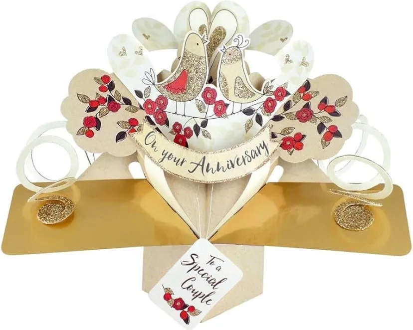 Wedding Anniversary Pop Up Card